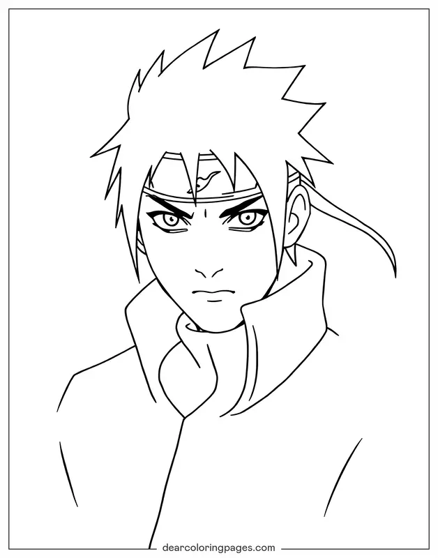 Anime Dibujo para Colorear - Naruto