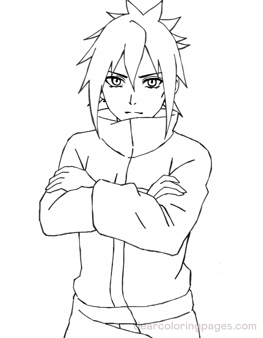 Itachi Coloring Page