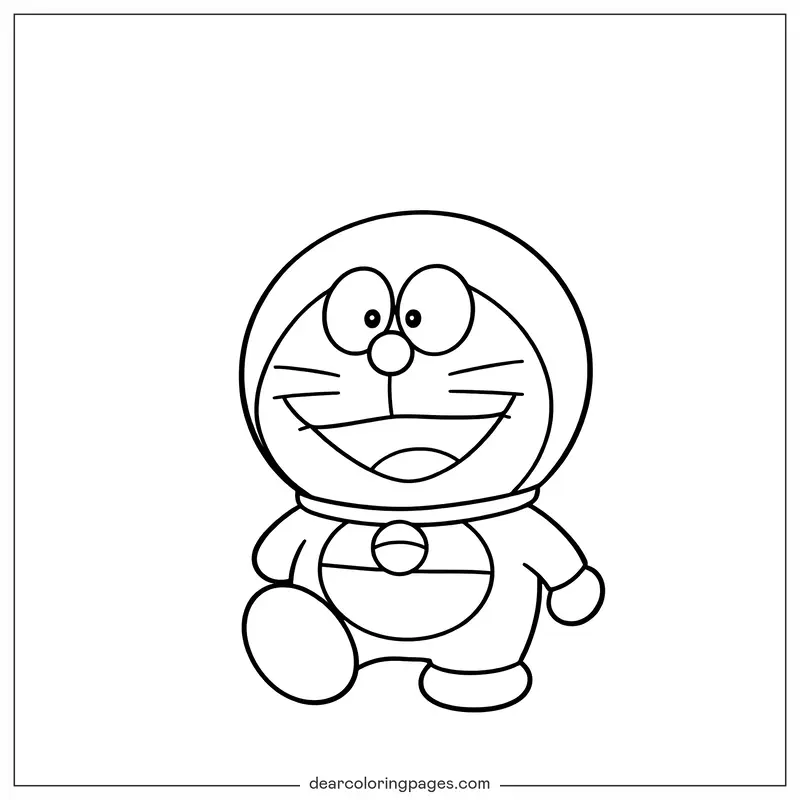 Anime Dibujo para Colorear - Doraemon