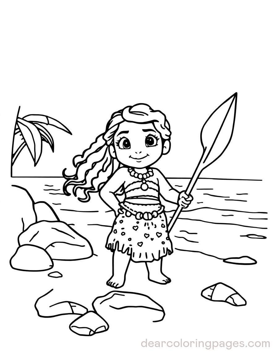 Little Moana on Beach