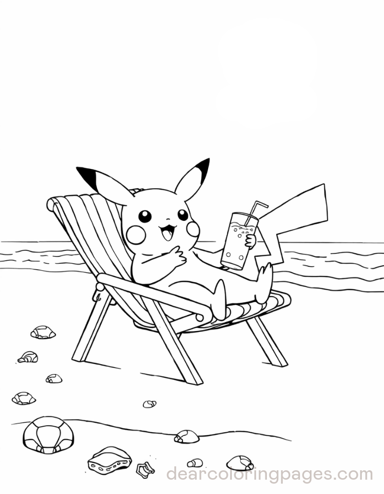 Pikachu on Beach