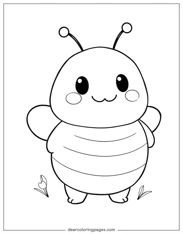 Cute Chubby Bee