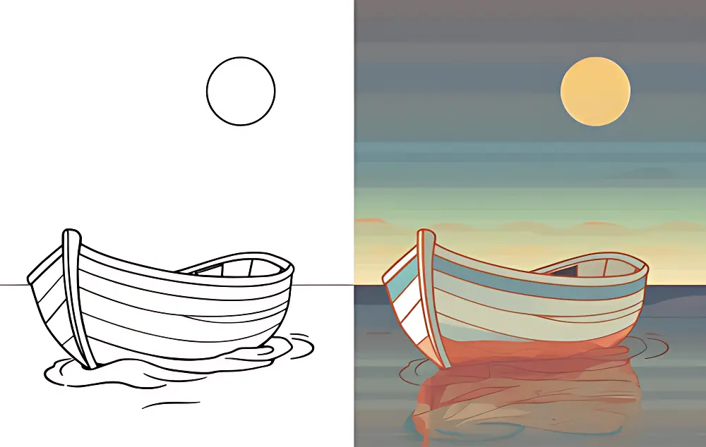 Barco Desenhos para Colorir | Dear Coloring Pages