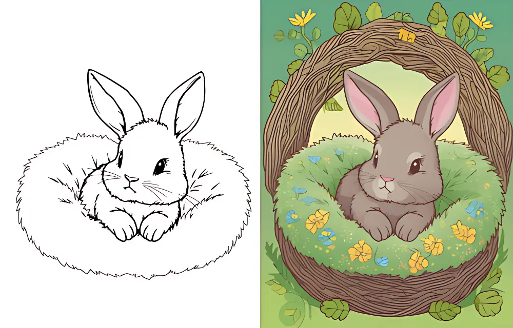 Bunny Coloring Pages