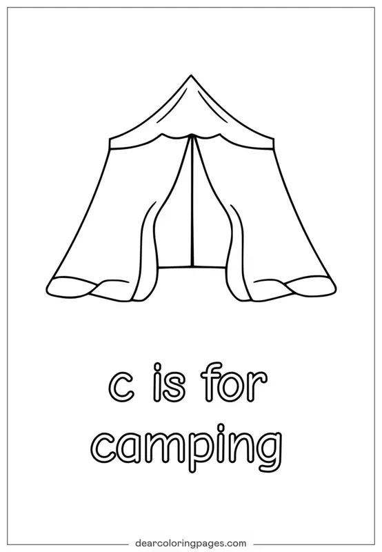 C代表Camping