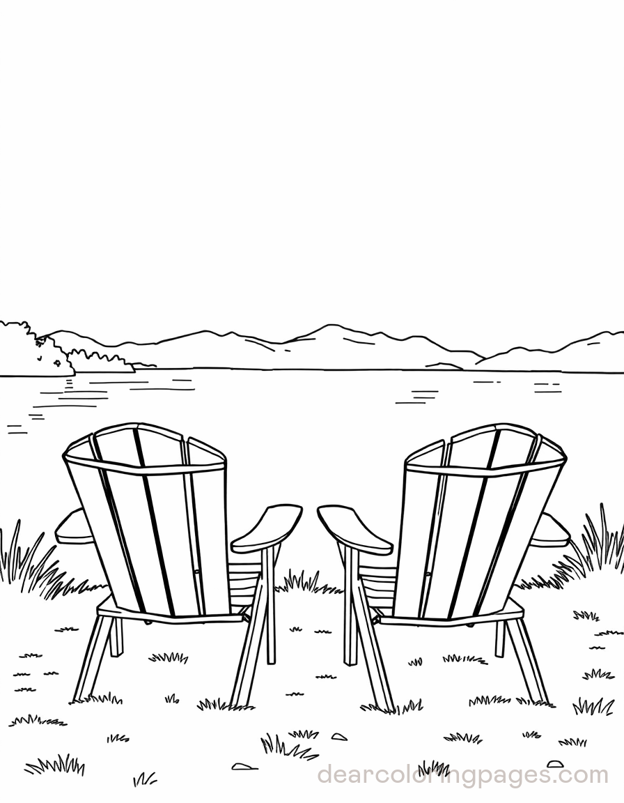 Camping Chairs by the Lake