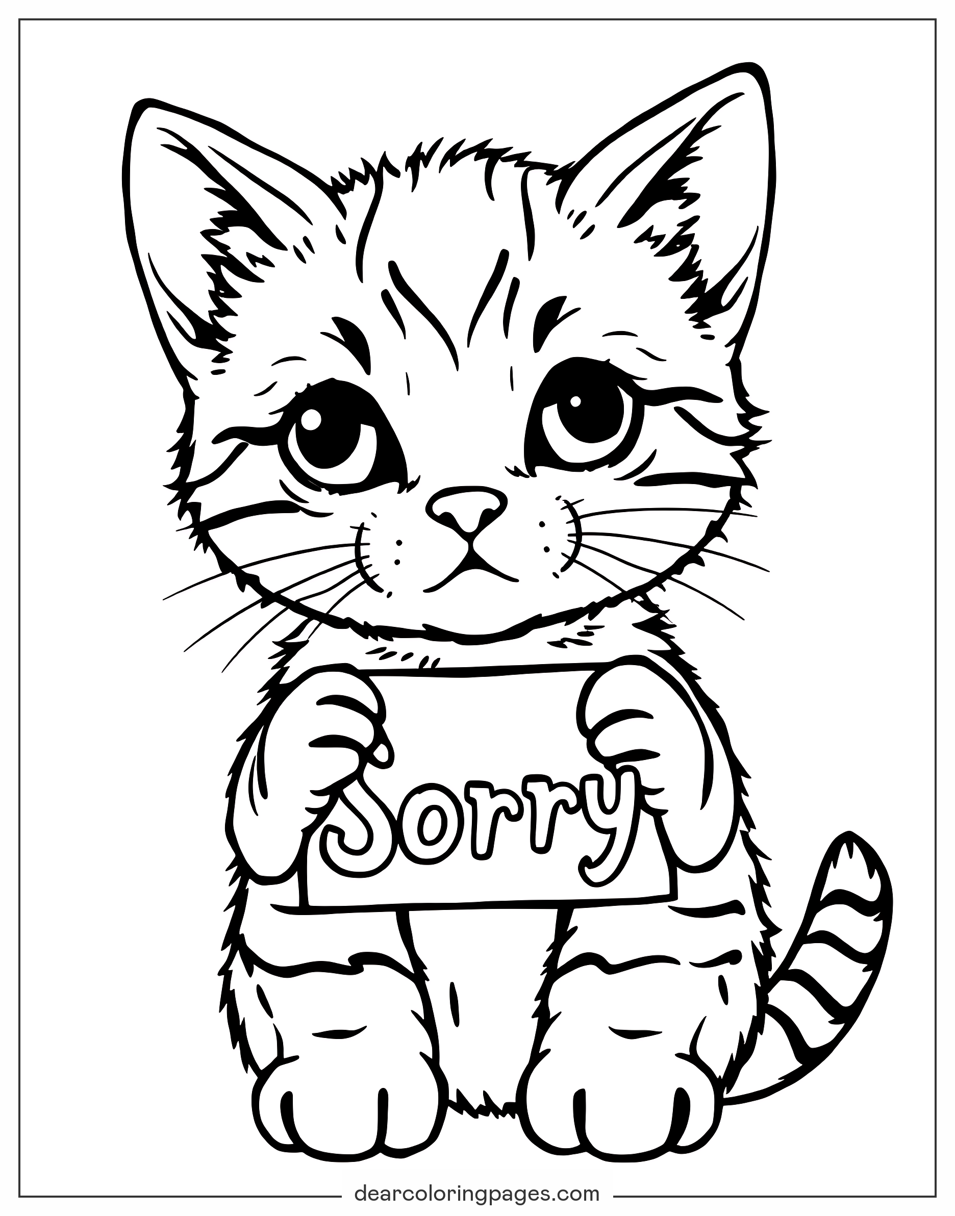 Coloriages Chat 41 Dessins Gratuits