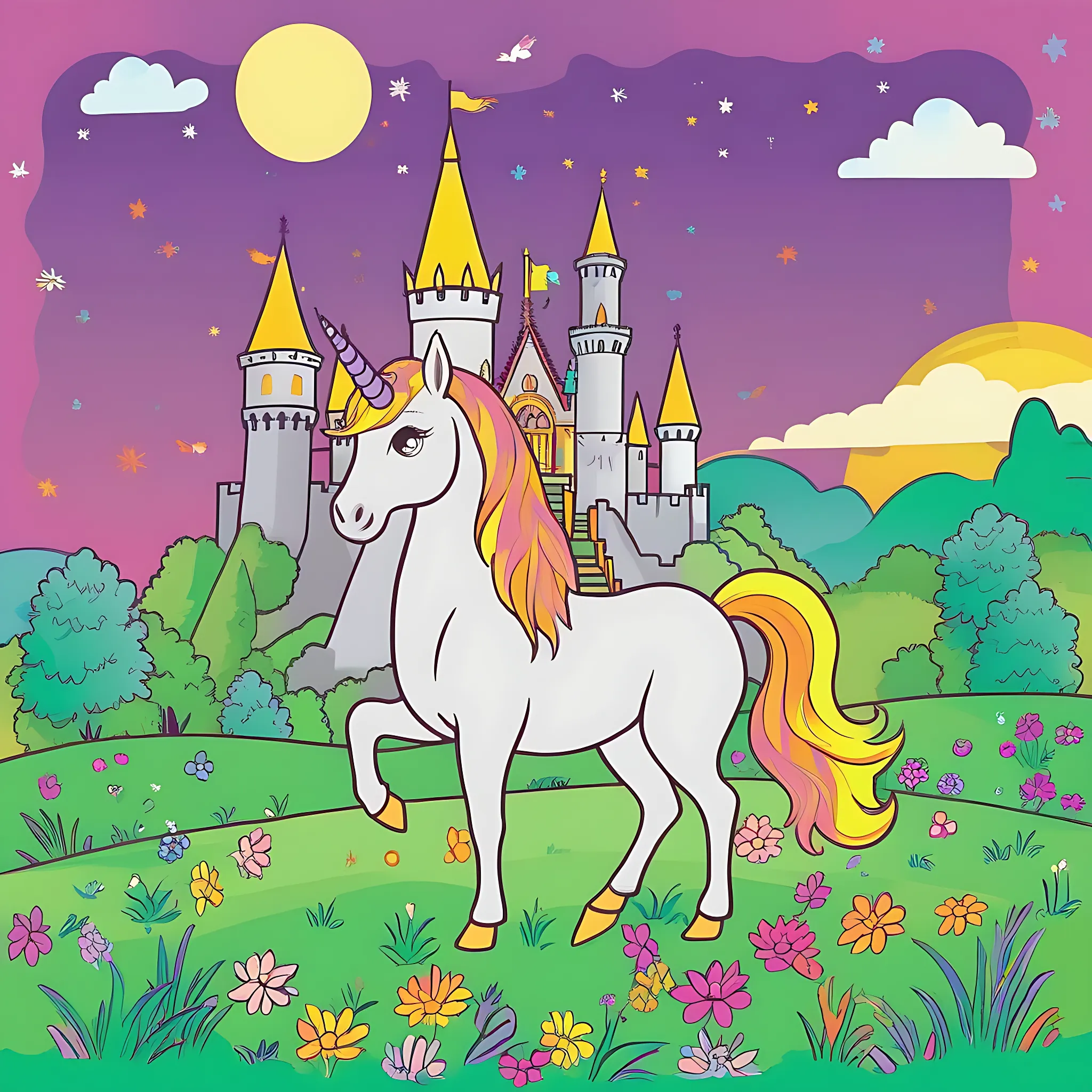 Fantasía Dibujos para Colorear