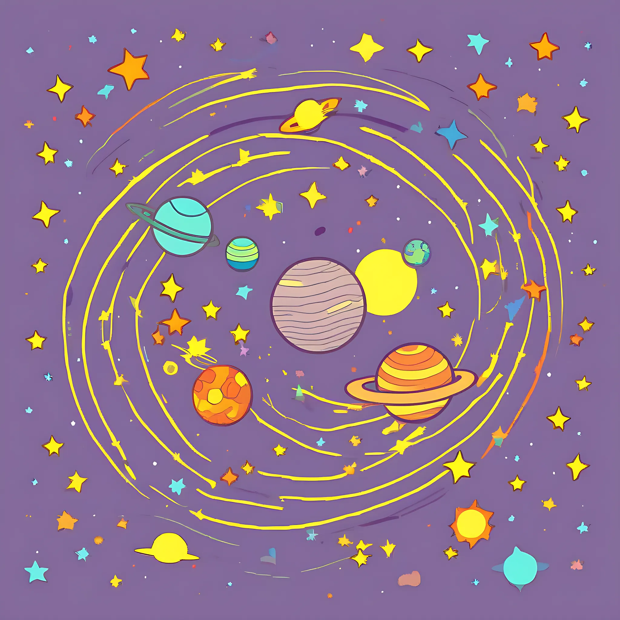 Espacio Dibujos para Colorear