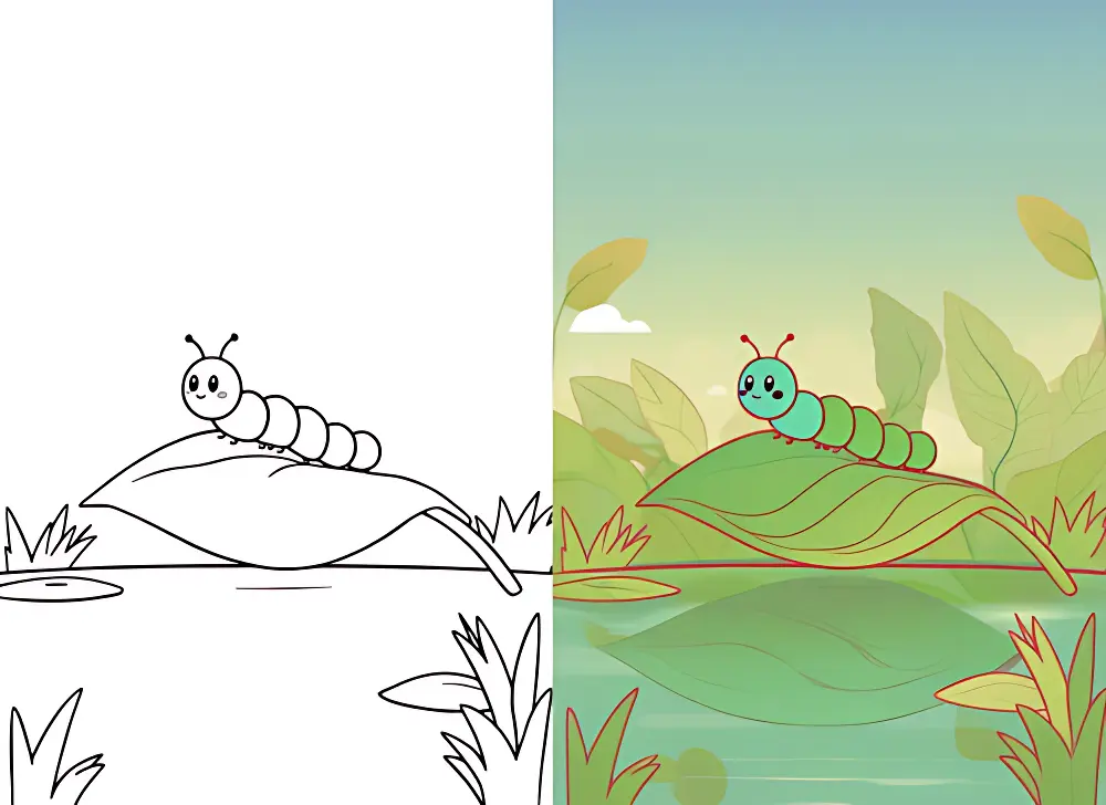 Caterpillar Coloring Pages | Dear Coloring Pages