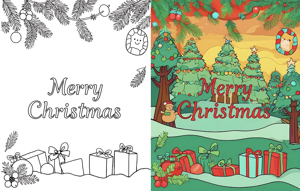 Navidad Dibujos para Colorear