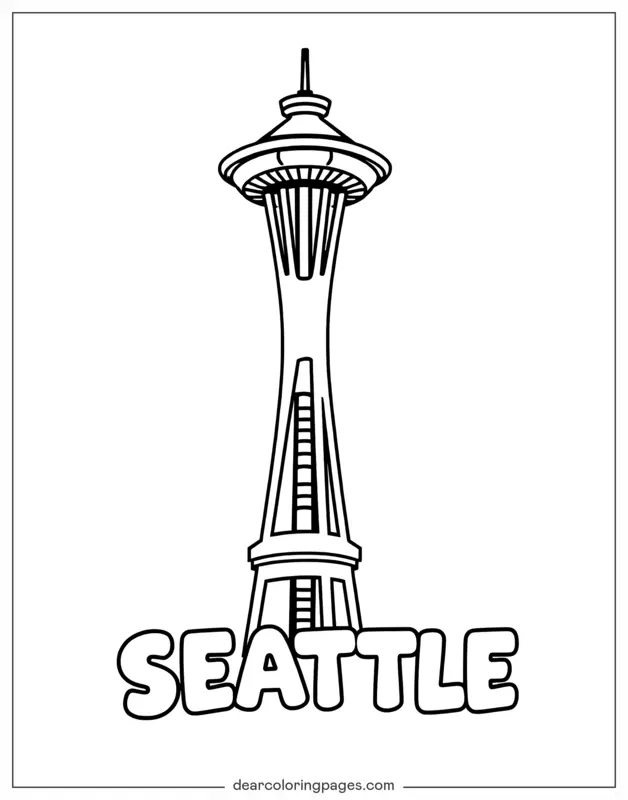 Seattle Ausmalbild
