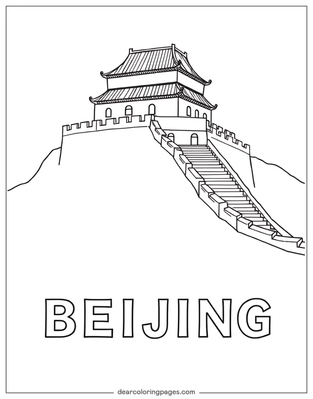 Peking Ausmalbild