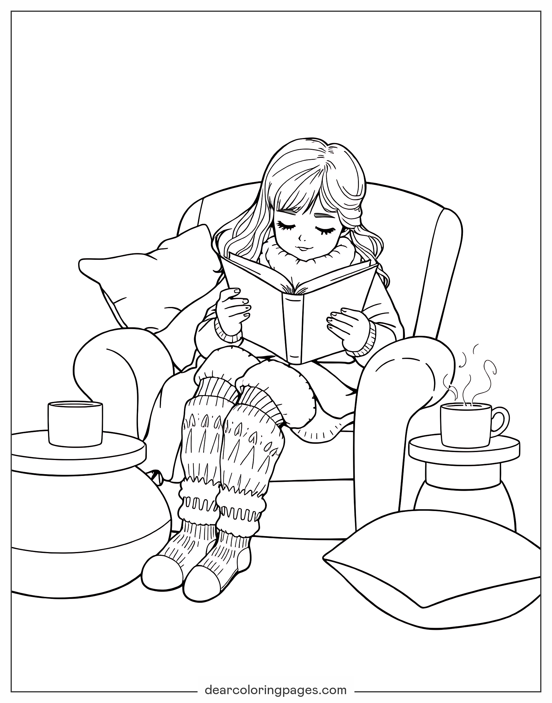 Coloriages Cocooning 18 Dessins Gratuits Coloriages Cocooning 18 Dessins Gratuits