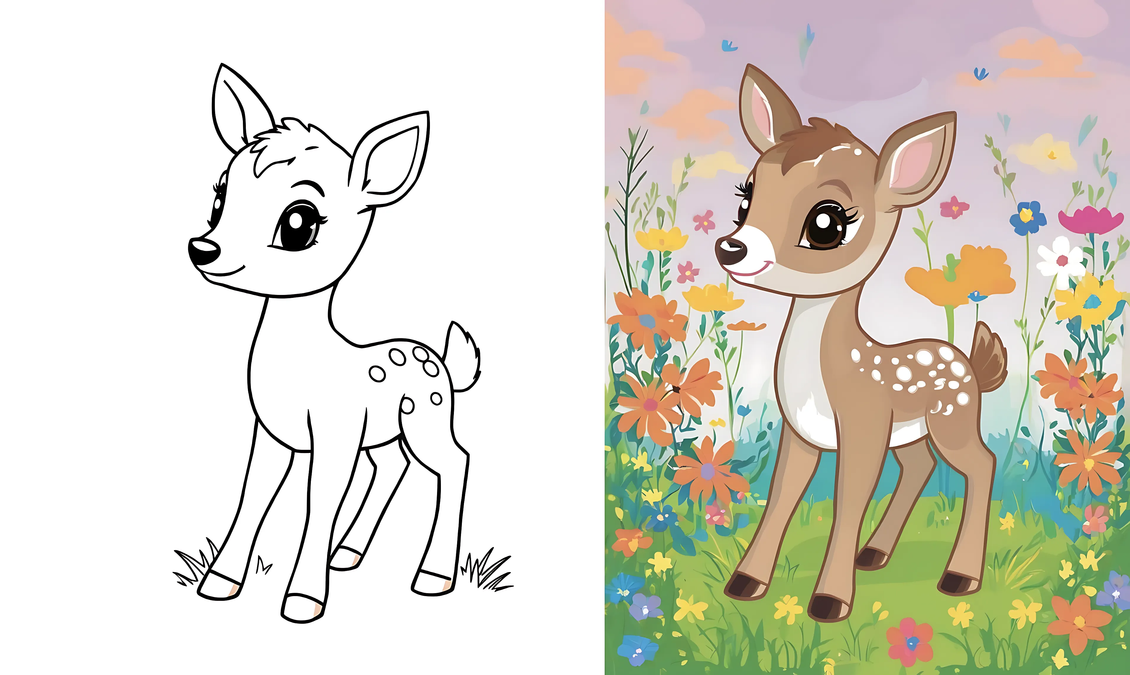 Cute Animal Coloring Pages