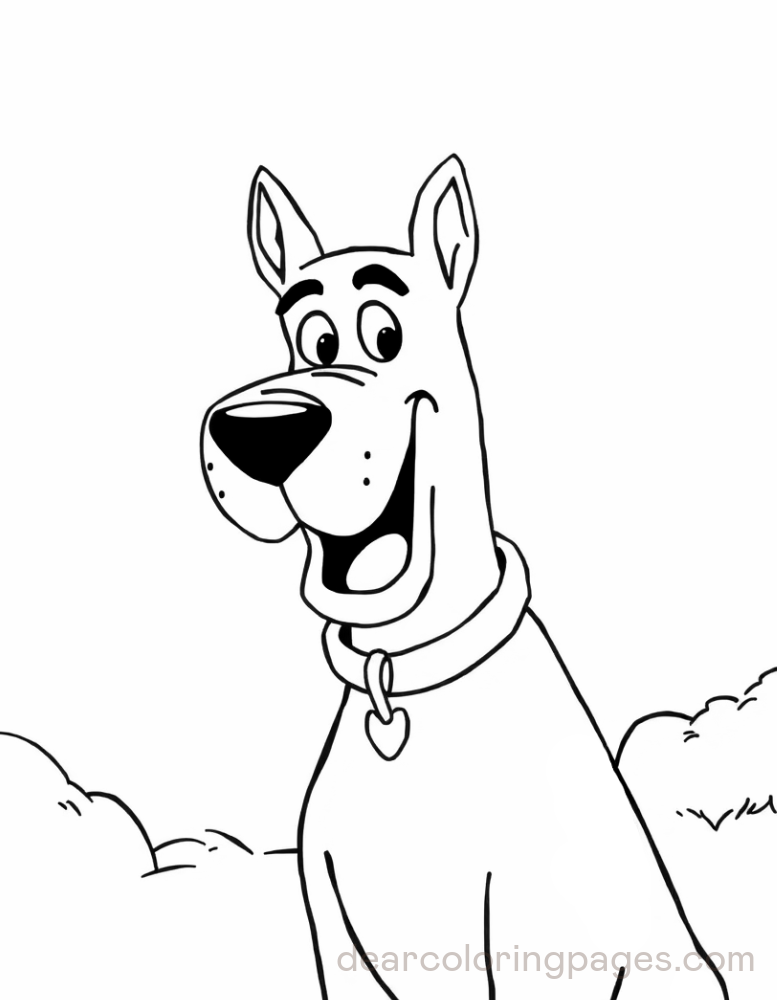 Caricatura Dibujos para Colorear - Scooby-Doo