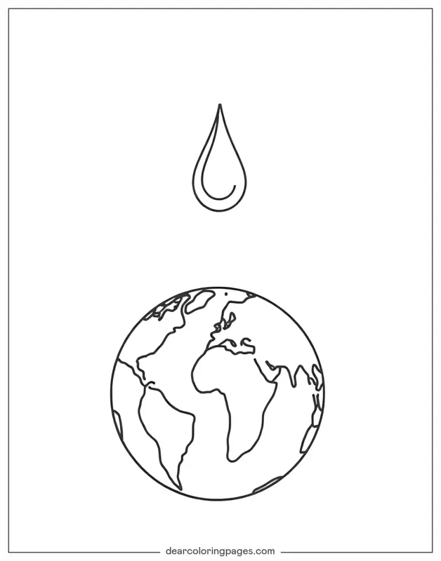 Earth Day Coloring