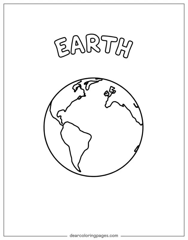 Earth With Text