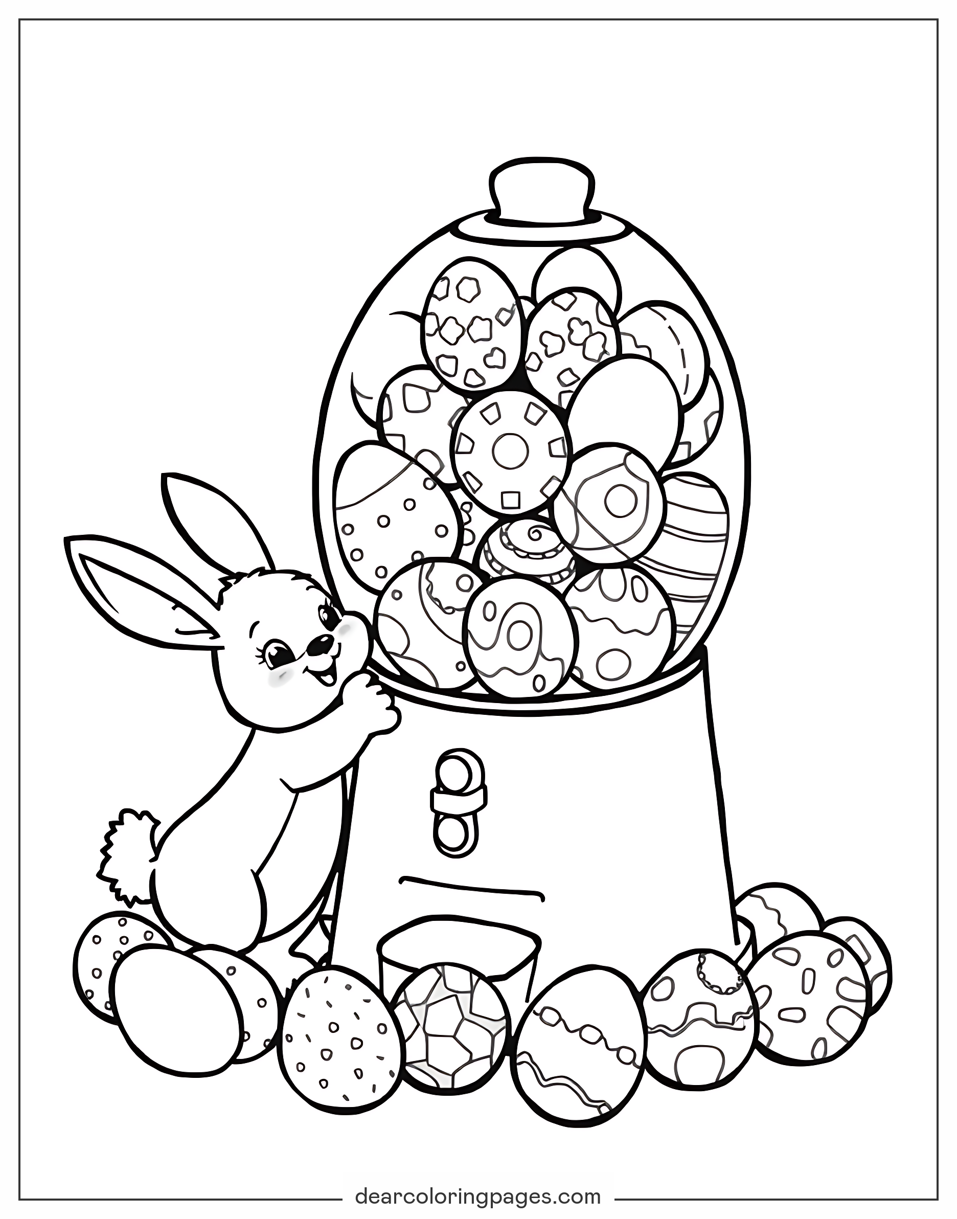 Full Page Printable Easter Coloring Pages [2025]