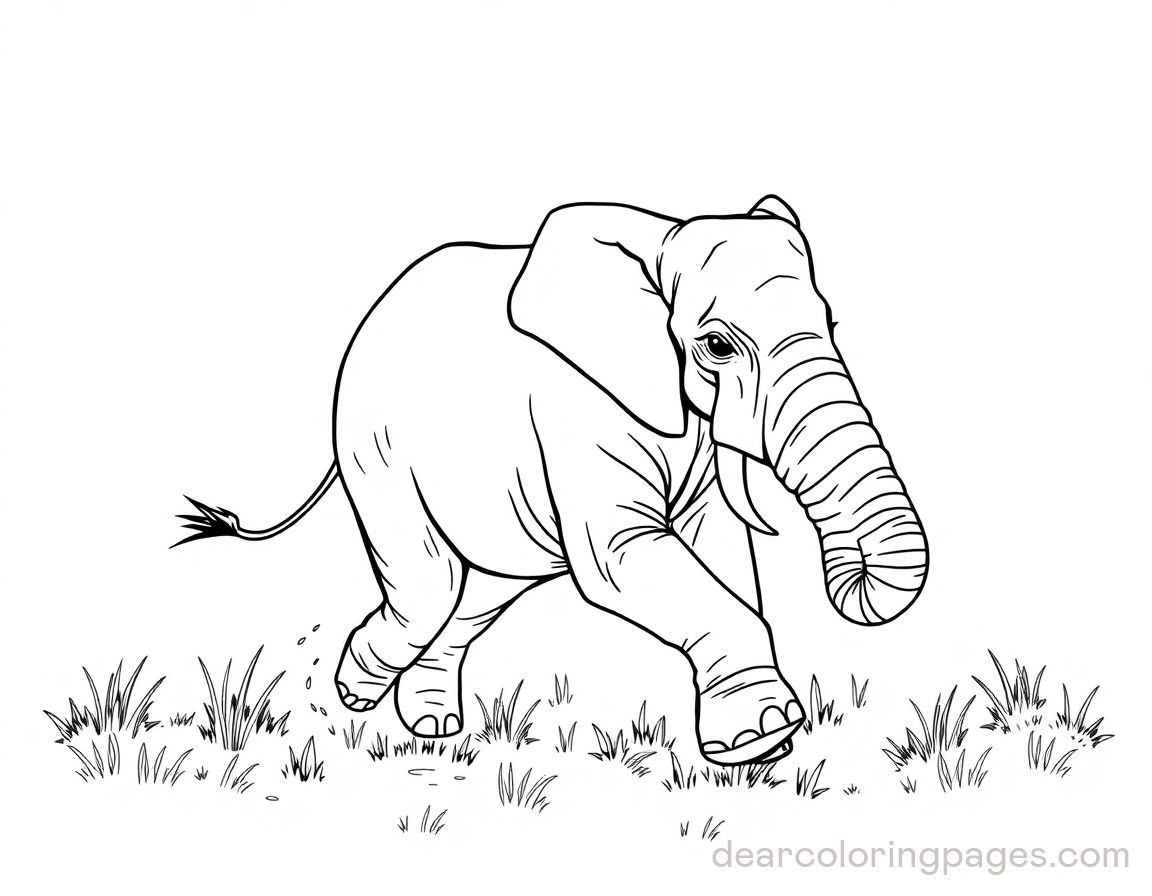 Running Elephant