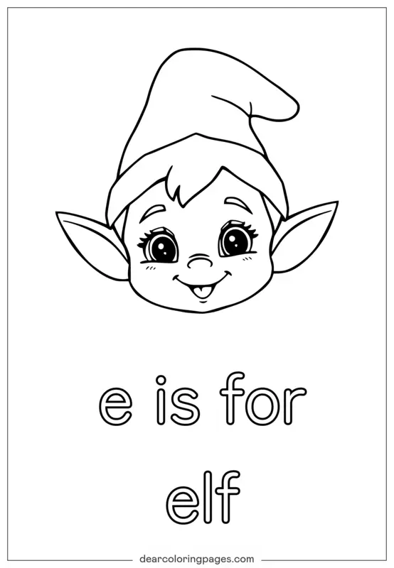 Elf Coloring Pages