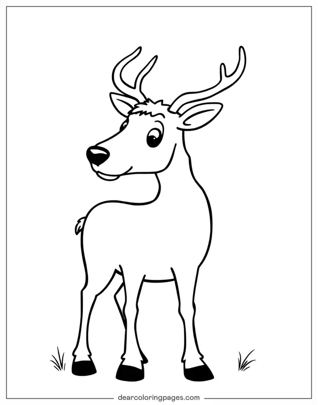 Cartoon Elk