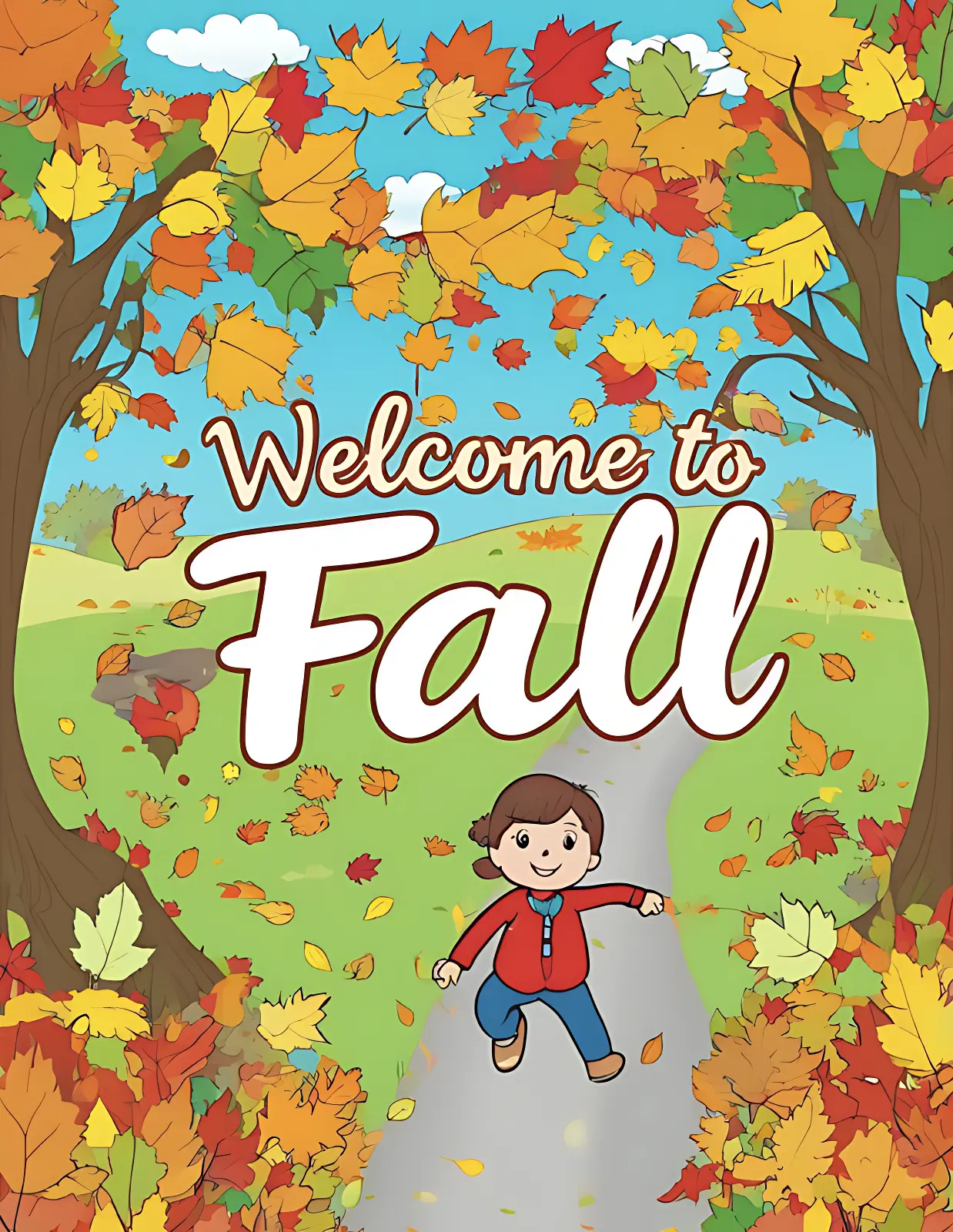 Seasonal and Holiday Coloring Pages - Fall Coloring Page