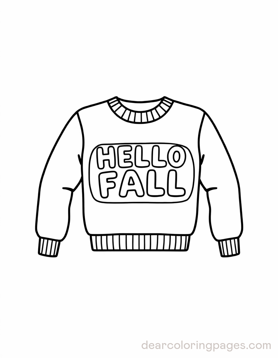 Hello Fall Sweater