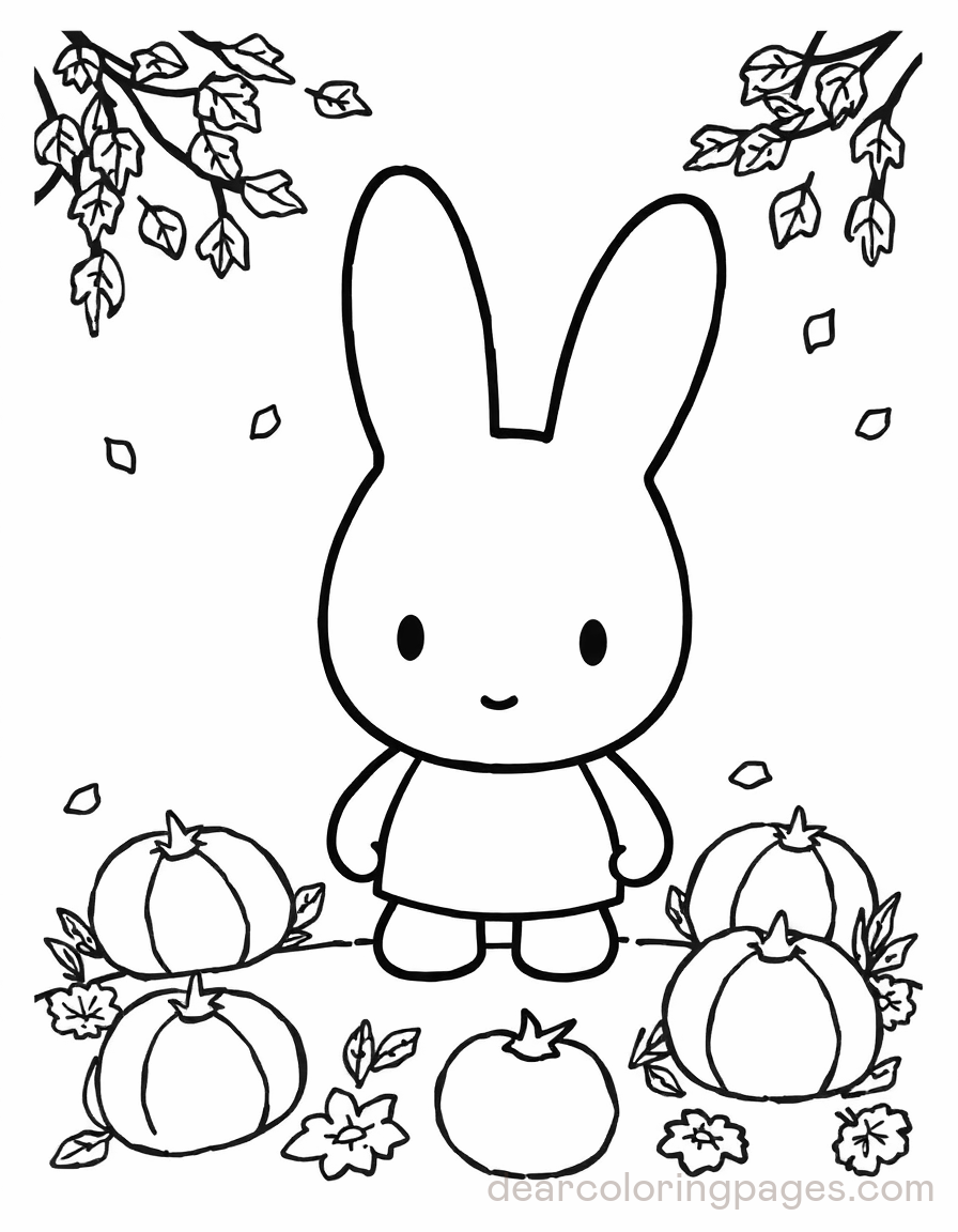 Miffy in Fall