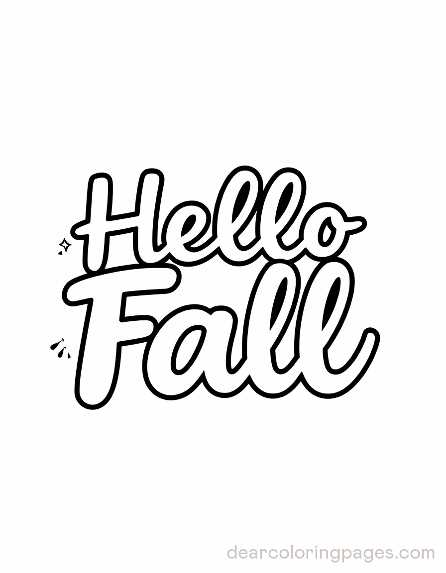 Hello Fall