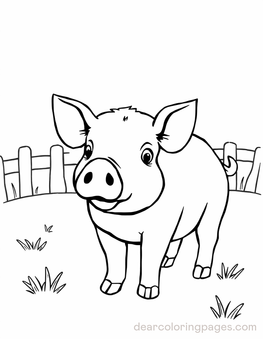 Pig on Farm