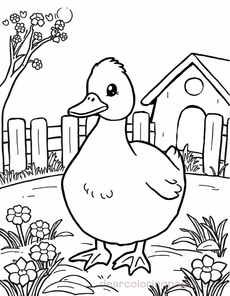 Duck on Farm