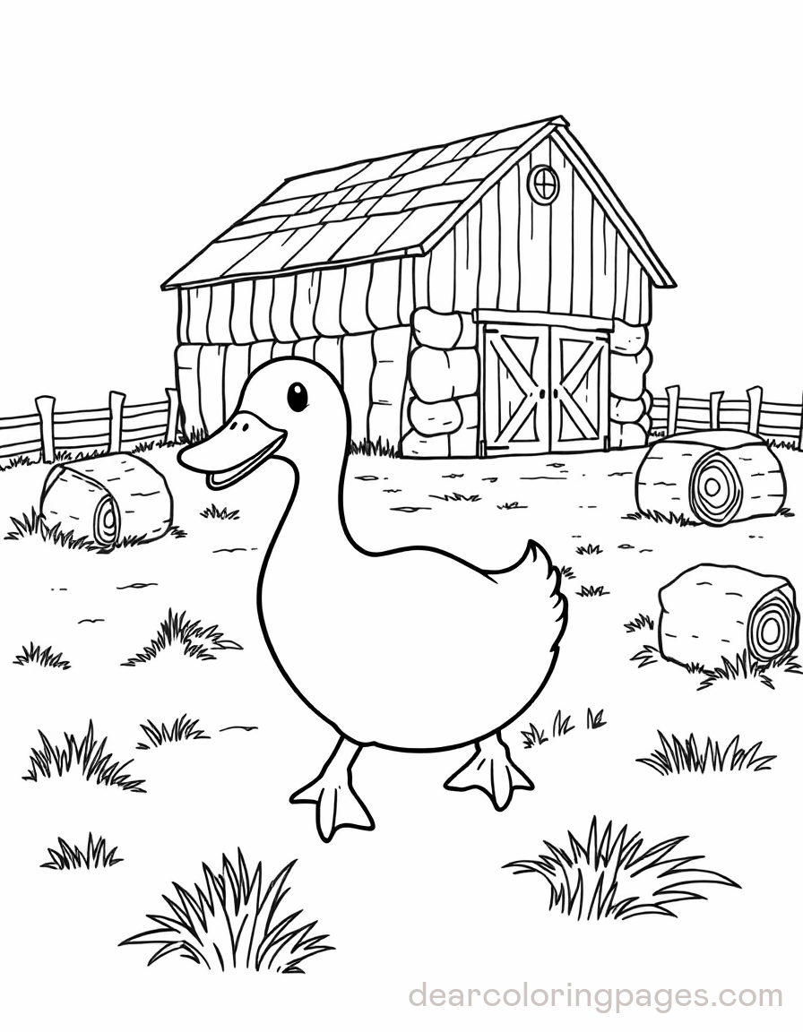 Duck on Farm