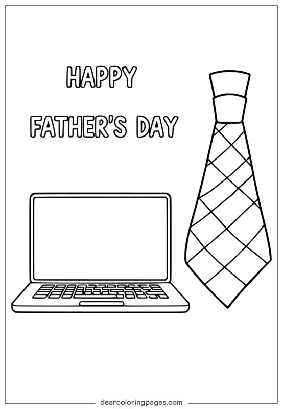 Father's Day Coloring Pages