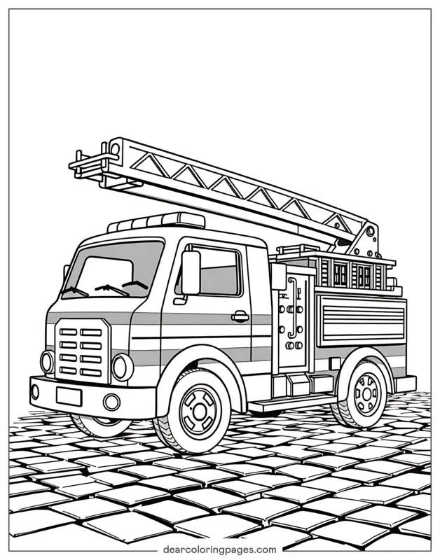 Camion dei pompieri giocattolo
