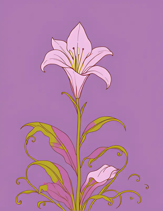 Pflanze Ausmalbilder - Blume Ausmalbild