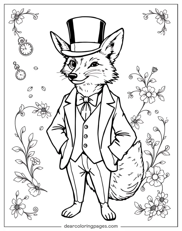 Fox Dressed in Suit