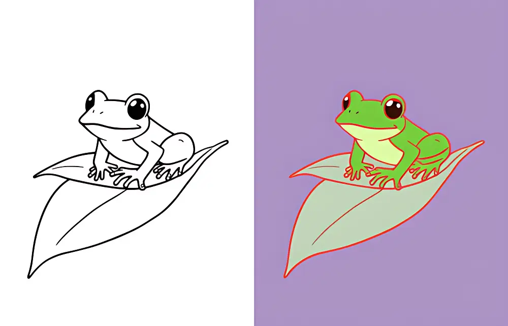 Frog Coloring Pages