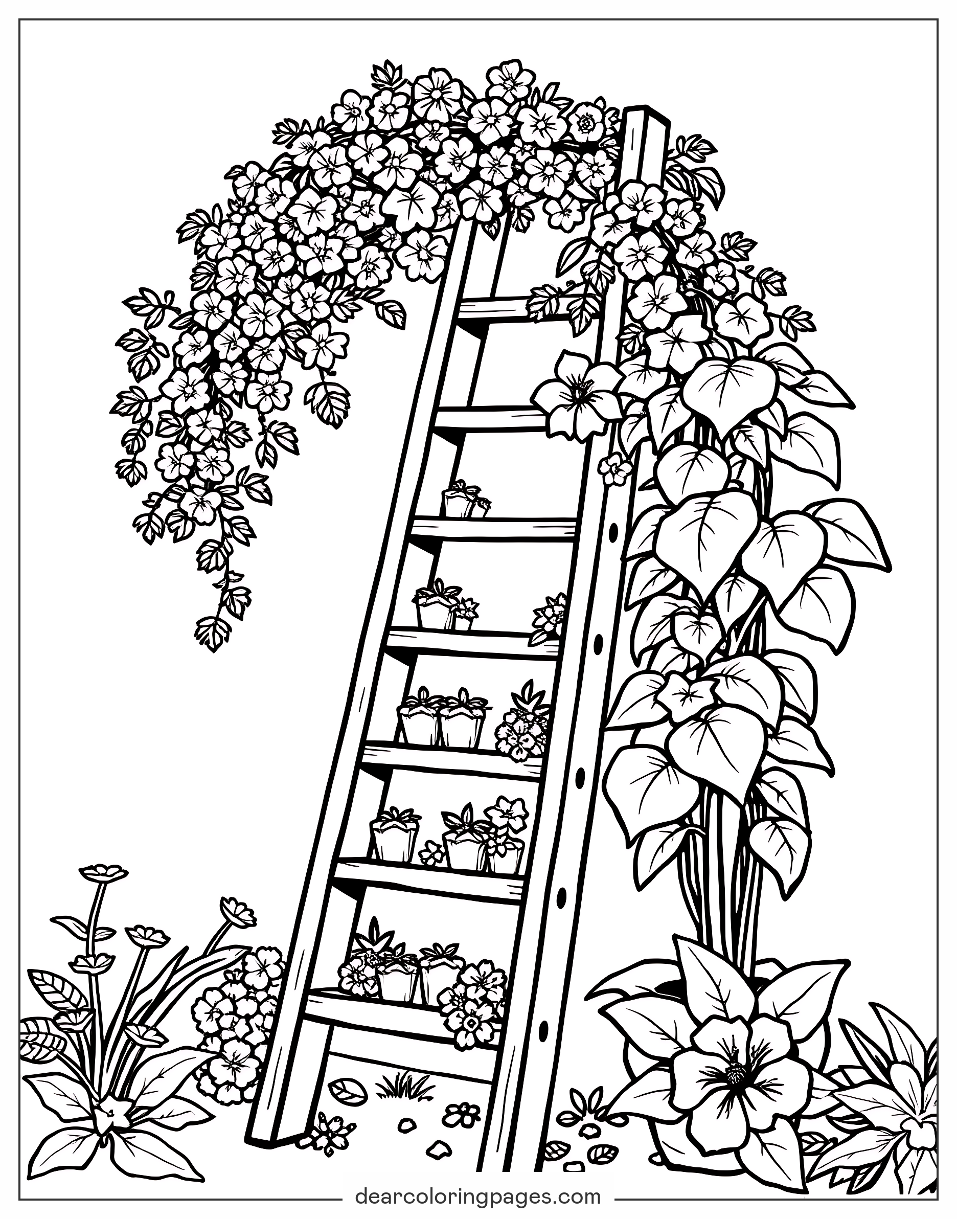 Coloriages Jardin 17 Dessins Gratuits