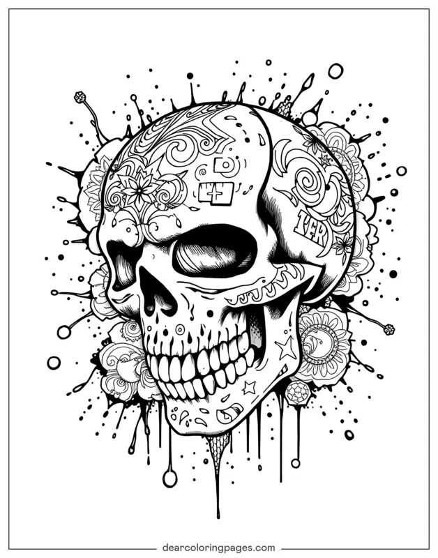 Skull Graffiti