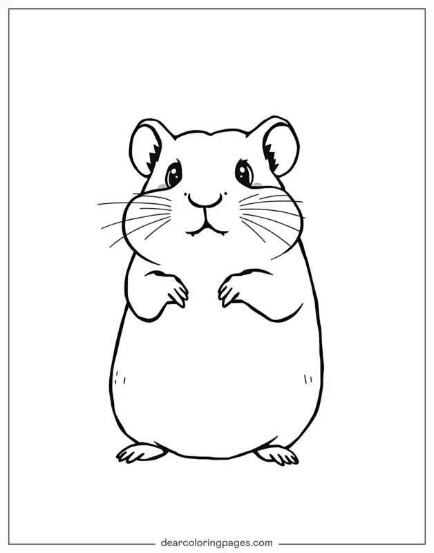Simple Line Hamster