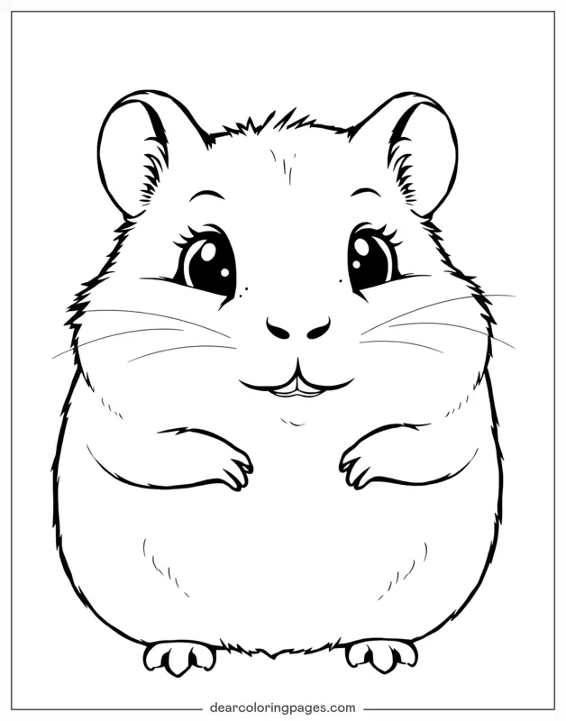 Hamster Coloring