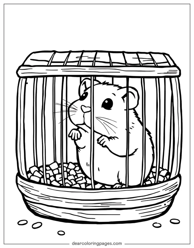 Hamster in a Cage