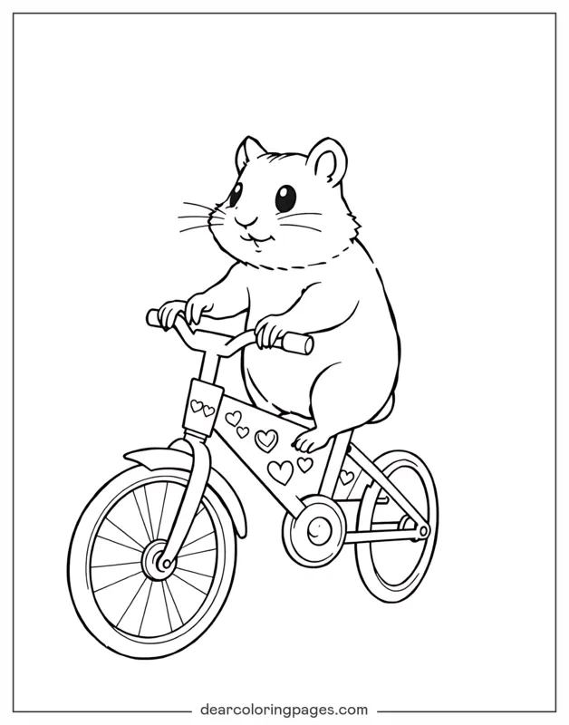 Hamster Riding a Bike