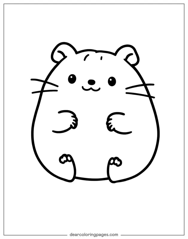 Simple Hamster for Kids