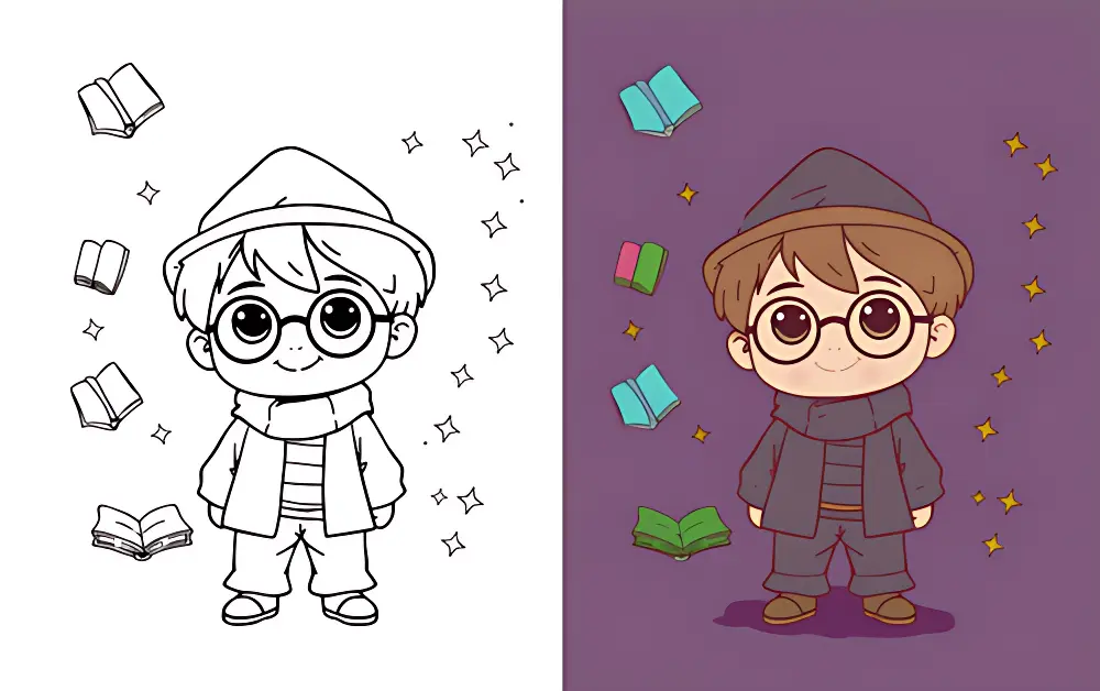 Harry Potter Coloring Pages