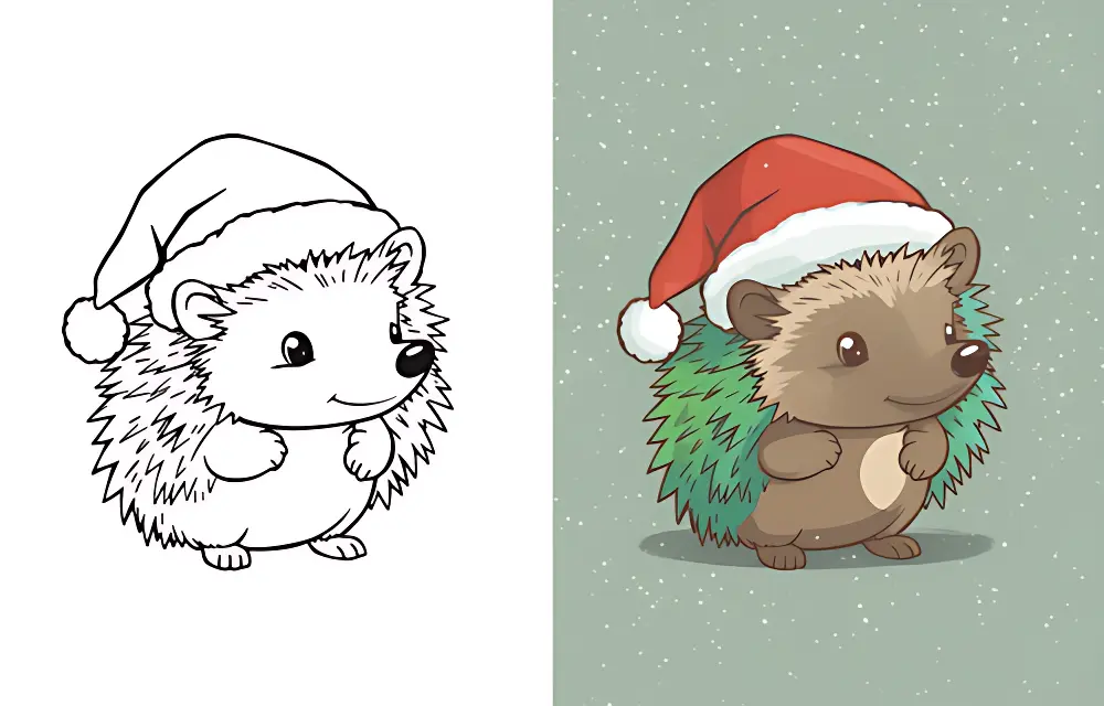 Hedgehog Coloring Pages