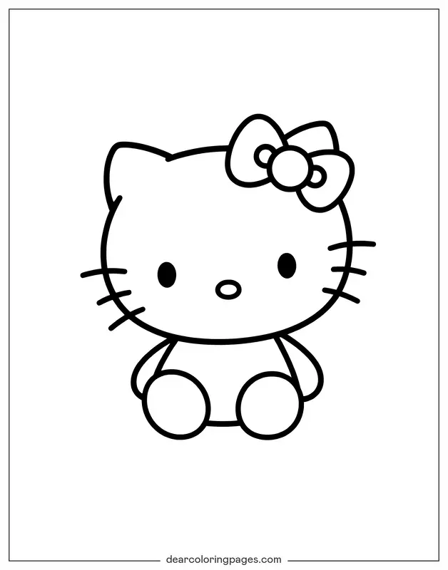 헬로키티 색칠공부 - Hello Kitty 색칠공부