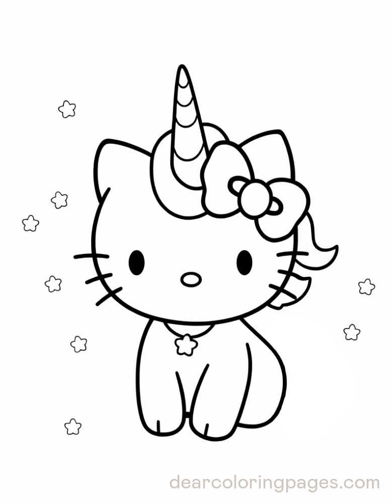 Hallo Kitty Einhorn