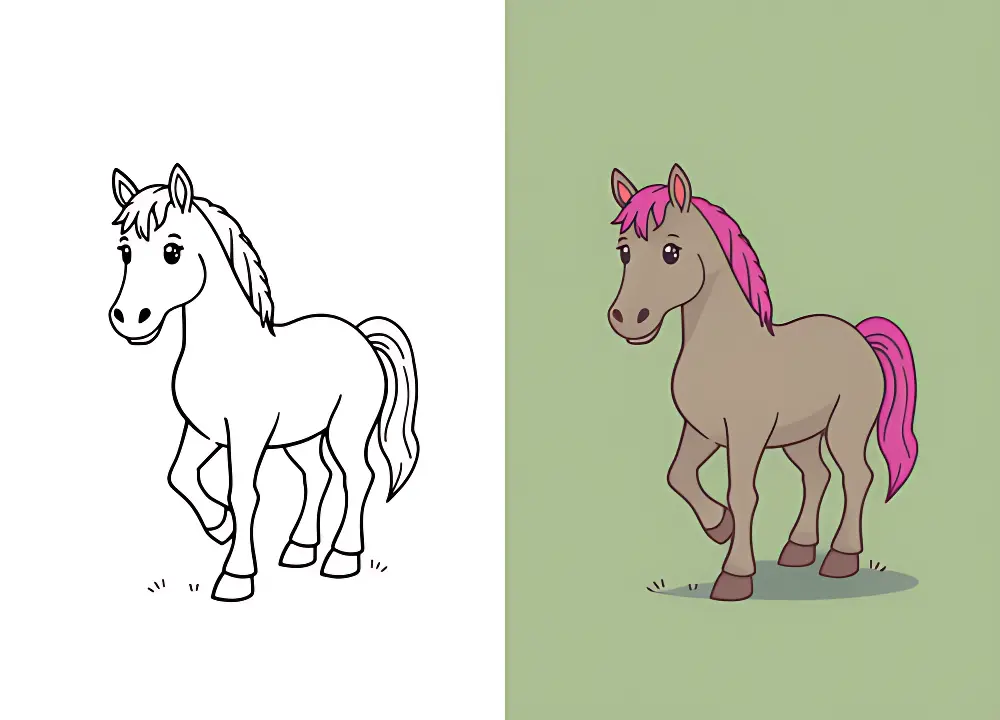 Horse Coloring Pages